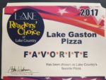 Lake Gaston Pizza